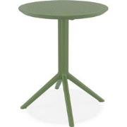 Ronde opvouwbare tafel GIMLI 60 DINING Groen