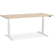 In hoogte verstelbaar bureau TRONIK beige