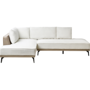 Beliani MYKEN - Modulaire Sofa-Wit-Polyester