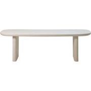 Eettafel Deens Ovaal 300cm - Beige Betonlook - Maya