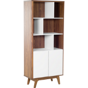 Beliani COLUMBUS - Boekenkast-Wit-MDF