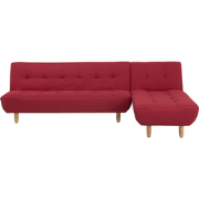 Beliani ALSTEN - Modulaire Sofa-Rood-Polyester