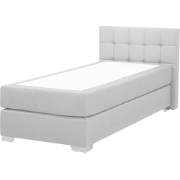 Beliani ADMIRAL - Boxspringbed-Grijs-Polyester