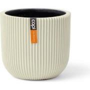 Pot bol Groove H20.8 cm beige