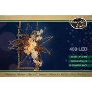 Cascade verlichting koperdraad 400l/20x2m led classic