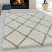 Tapijtenloods Harmony Soft Shaggy Hoogpolig Vloerkleed Creme- 160x230 ...