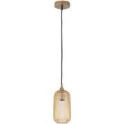 PTMD Juliet Hanglamp - 16 x 16 x 37 cm - Glas - Goud