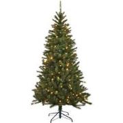 Black Box Finest Kunstkerstboom - 120LED warmwit - H155xØ86 - Groen