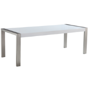 Beliani ARCTIC - Eettafel-Wit-MDF