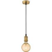 Home sweet home hanglamp Vintage Globe g125 - Brons - amber