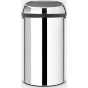 Touch Bin afvalemmer, 60 liter - Brilliant Steel