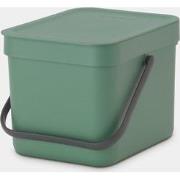 Sort & Go afvalemmer, 6 liter - Fir Green