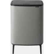 Bo Touch Bin Hi, met 1 binnenemmer, 60 liter - Mineral Concrete Grey