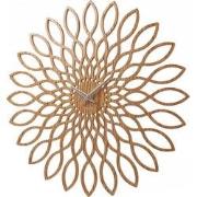 Wandklok Sunflower - MDF hout finish - Ø60cm