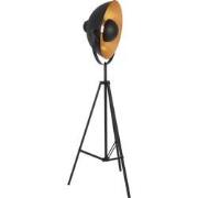 Mexlite vloerlamp Sunflower - zwart - metaal - 74 cm - E27 fitting - 3...