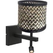 Steinhauer wandlamp Stang - zwart - metaal - 3701ZW