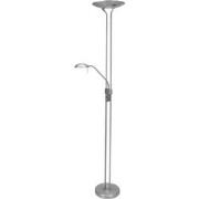 Moderne Vloerlamp Vega Staal 2-lichts