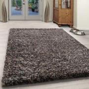 Tapijtenloods Rainbow Soft Shaggy Hoogpolig Vloerkleed Taupe- 80x250 C...