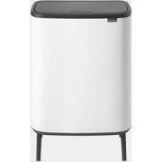 Bo Touch Bin Hi, met 1 binnenemmer, 60 liter - White