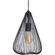 Beliani CONCA - Hanglamp-Zwart-IJzer