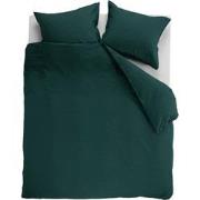 Ambiante Dekbedovertrek Uni Cotton Dark Green-2-persoons (200 x 200/22...