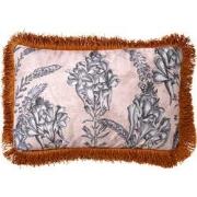 Dutch Decor MOTI - Kussenhoes met bloemenpatroon 30x50 cm Pumice Stone...