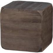 WOOOD Exclusive Lio Bijzettafel - Hout - Donkerbruin - 46x46x46