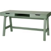 WOOOD Nikki Bureau - Grenen - Jadegroen - 75x140x62