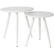 ANLI STYLE Side Table Daven White Set Of 2