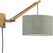 Wandlamp Andes - Bamboe/Taupe - 50x32x45cm