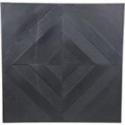 PTMD Mixa Black Iron And Veneer Mix Wall Panel Rectangl