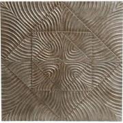 PTMD Azyz Silver MDF Wallpanel Carved Square L