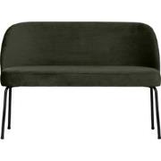 BePureHome Vogue Eetbank - Velvet - Dark Green - 83x120x59