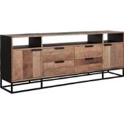 DTP Home TV stand Cosmo No.3 high, 2 doors, 4 drawers, 3 open racks,75...