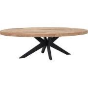 DTP Home Dining table Darwin oval,77x260x110 cm, recycled teakwood