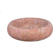 PTMD Aly Red Cement Round Bowl Big