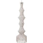 PTMD Milley Cream Cotton Macrame Hanging Lamp 6 Layers