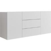 Meubella Dressoir Asilento - Mat wit - 140 cm