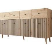 Meubella Dressoir Bali - Eiken - 180 cm