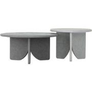 DTP Home Coffee table Melo Air, set of 2,40xØ55 cm (color: Frost) / 35...