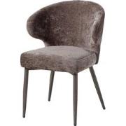 PTMD Ares Mocca Dining Chair Aphrodite 7 Clay Leg