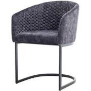 Tower living Pellaro armchair - fabric Adore 29 Dark grey