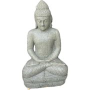 Benoa Buddha Beeld Meditation Green Stone 80cm 80cm