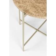 Housecraft Living Tooz bijzettafel Rond 45 cm Marmer Beige