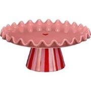 Mica Decorations Etagere Bella - 30x30x12.5 cm - Keramiek - Roze