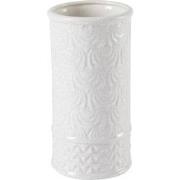 Decoratieve witte keramische vaas H23