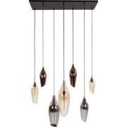 AnLi Style Hanglamp 4+3 cocoon mix glass