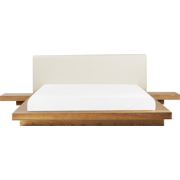 Beliani ZEN - Tweepersoonsbed-Lichte houtkleur-MDF