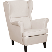 Beliani ABSON - Fauteuil-Beige-Polyester