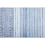 Beliani YARDERE - Laagpolig-Blauw-Viscose